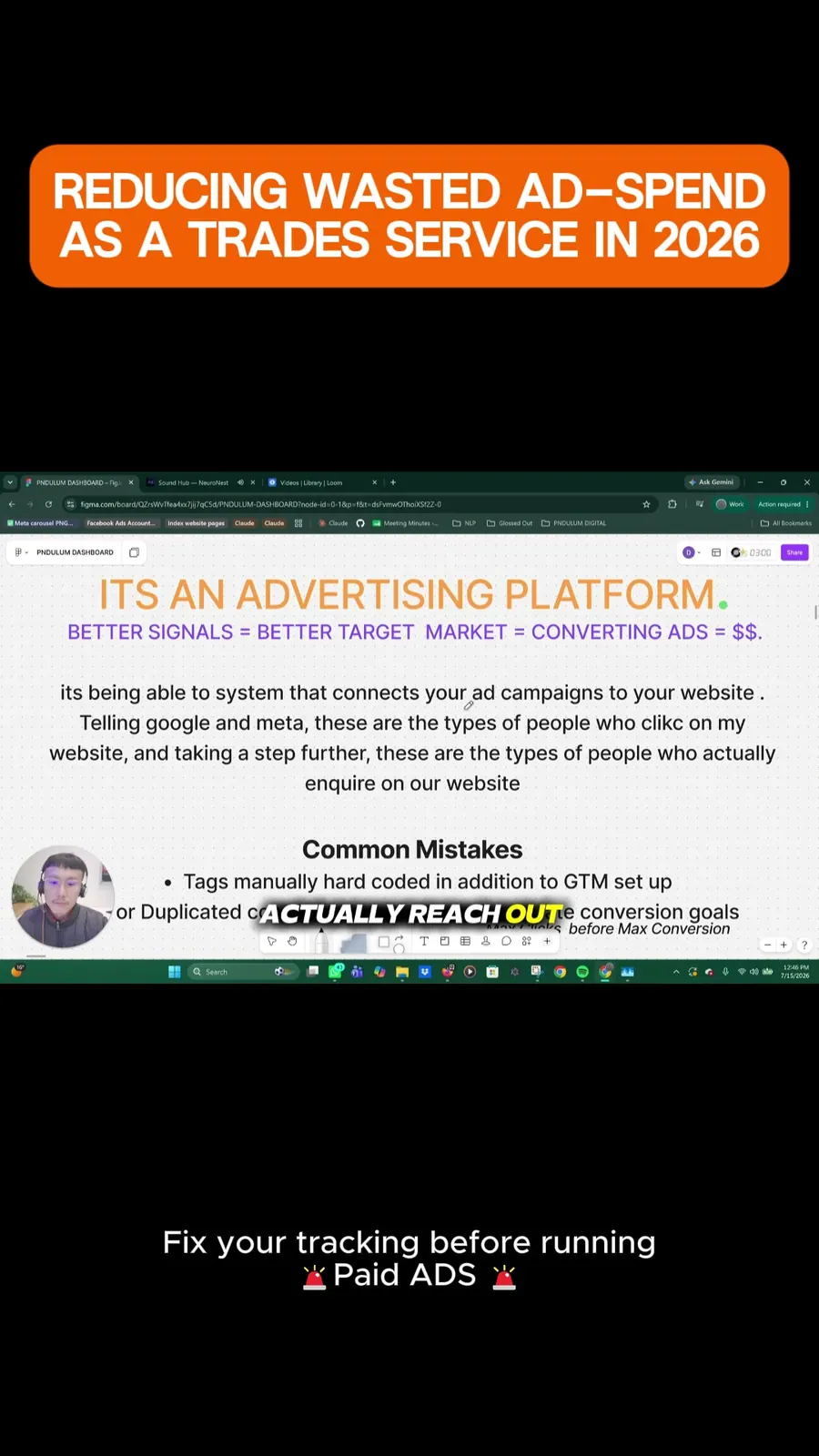 Conversion tracking VSL for Pndulum Digital
