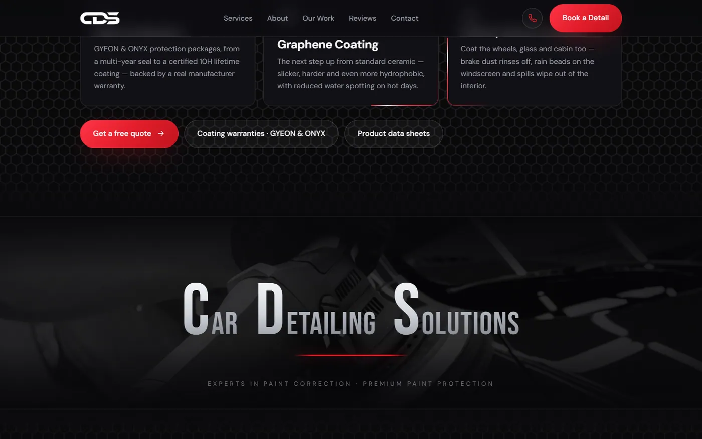 CDS Overspray Solutions, mid page