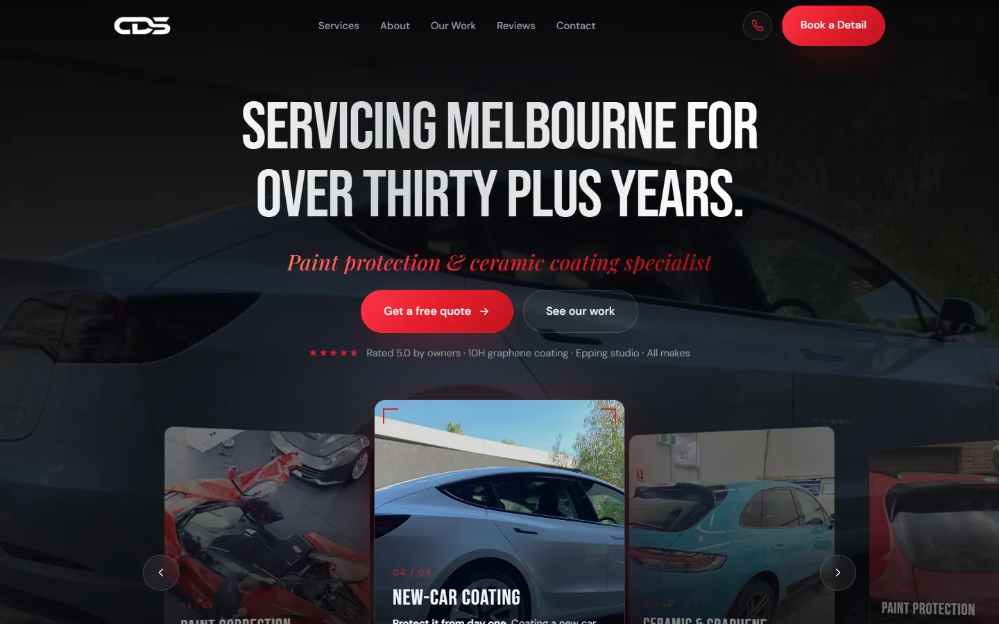 CDS Overspray Solutions website