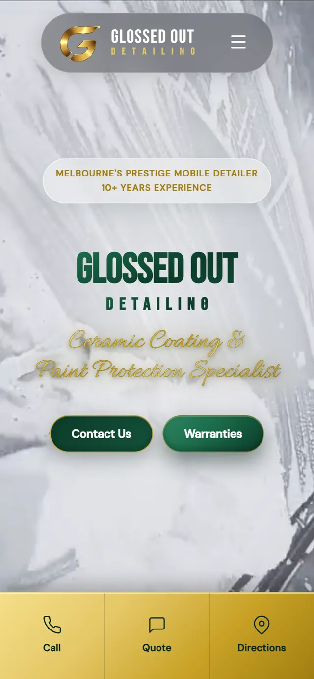 Glossed Out Detailing, mobile
