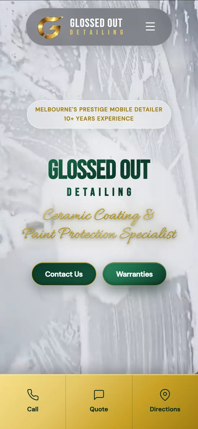 Glossed Out Detailing, mobile