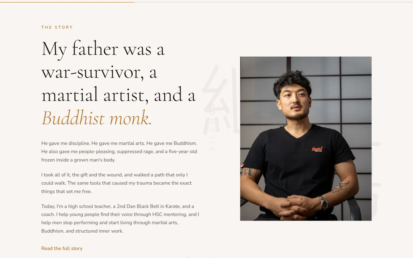 Harrison Saito, mid page