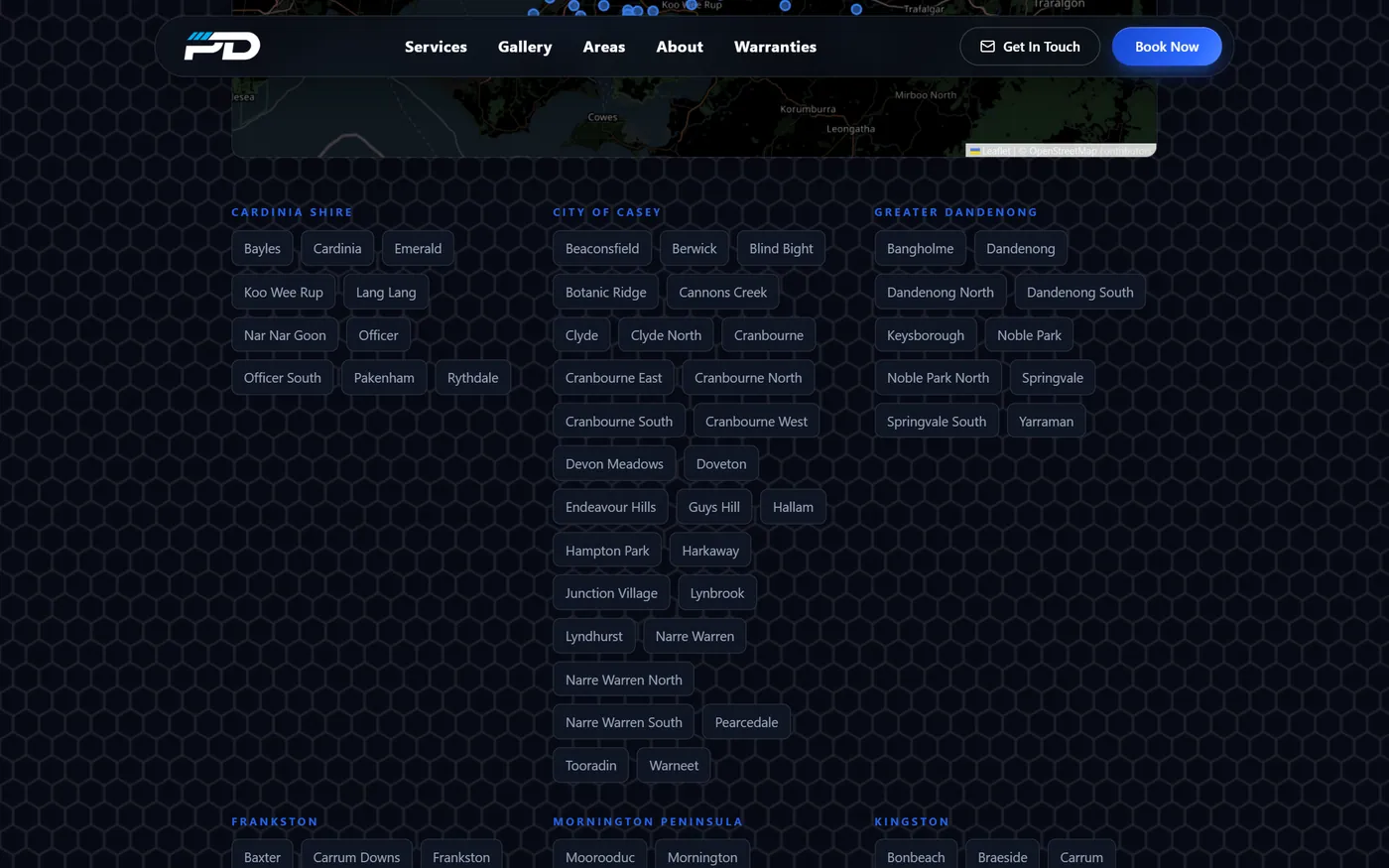 Premier Mobile Detailing, lower page