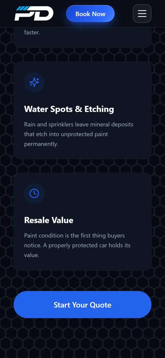 Premier Mobile Detailing, mobile, scrolled